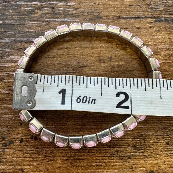 Pink Rhinestone Bracelet - Picture 3 of 3